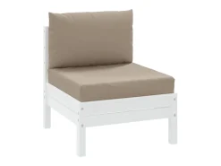 Clicnbuy Cojines para palets 2 unidades tela Oxford gris taupé Topo Best
