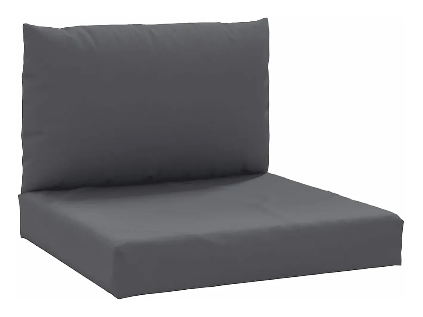 Online Cojines para palets 2 unidades tela ES374979 Gris antracita