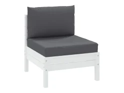 Online Cojines para palets 2 unidades tela ES374979 Gris antracita