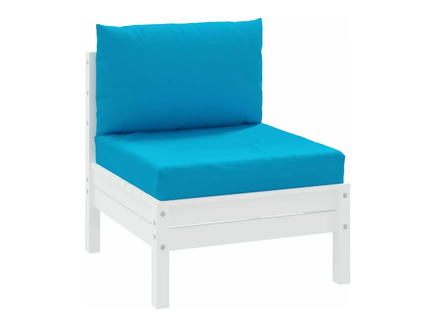 Cojines para palets 2 unidades tela Oxford claro ES812379 Azul Hot