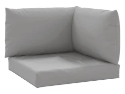 Clicnbuy Cojines para palets 3 unidades tela Oxford Gris Clearance