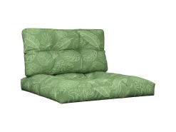 Ropa De Casa-Cojines para palets 2 unidades tela estampado de hojas ES207895 Verde