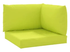 Clicnbuy Cojines para palets 3 unidades tela Oxford claro Verde Hot