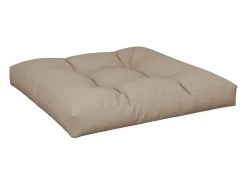 Clicnbuy Cojines para palets 2 unidades tela gris taupé Topo Hot