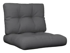 Ropa De Casa-Cojines para palets 2 unidades tela ES669092 Gris antracita