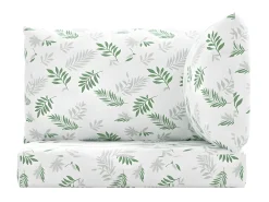 Ropa De Casa-Cojines para palets 3 unidades tela Oxford estampado de hojas ES897993 Verde