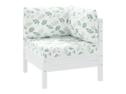 Ropa De Casa-Cojines para palets 3 unidades tela Oxford estampado de hojas ES897993 Verde
