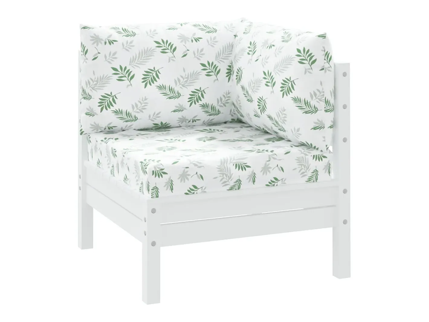 Ropa De Casa-Cojines para palets 3 unidades tela Oxford estampado de hojas ES897993 Verde