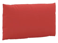 Clicnbuy Ropa De Casa-Cojines para palets 3 unidades tela Oxford Rojo