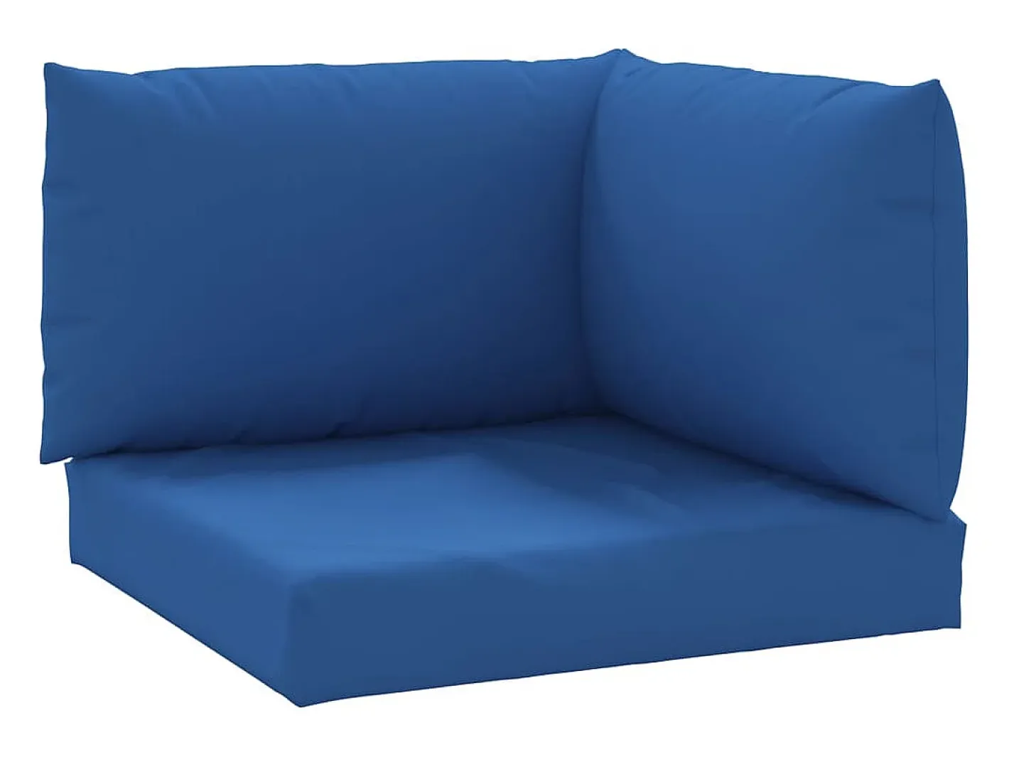 Clicnbuy Cojines para palets 3 unidades tela Oxford Azul Outlet