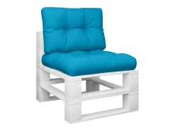 Cojines para palets 2 unidades tela ES557886 Azul Hot