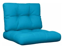 Cojines para palets 2 unidades tela ES557886 Azul Hot