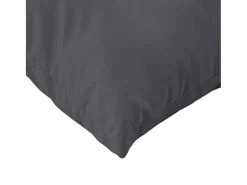 Clicnbuy Ropa De Casa-Cojines para palets 2 unidades tela Gris antracita