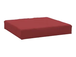 Best Cojines para palets 3 unidades tela Oxford tinto ES244231 Rojo