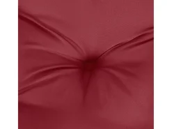 Clicnbuy Ropa De Casa-Cojines para palets 3 unidades tela tinto Rojo