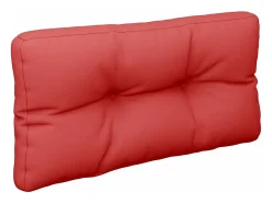 Clicnbuy Ropa De Casa-Cojines para palets 2 unidades tela Rojo