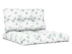 Ropa De Casa-Cojines para palets 2 unidades tela estampado de hojas ES949291 Verde