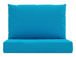 Discount Clicnbuy Cojines para palets 2 unidades tela Oxford claro Azul
