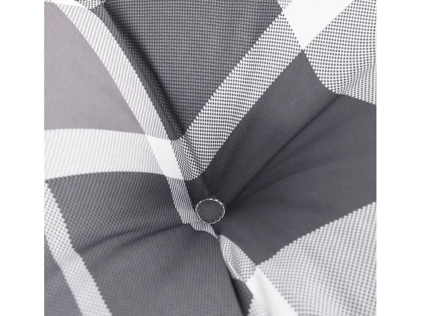 Clicnbuy Ropa De Casa-Cojines para palets 3 unidades tela a cuadros gris Multicolor