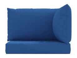 Hot Cojines para palets 3 unidades tela Oxford ES397274 Azul