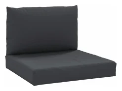 Cojines para palets 2 unidades tela Oxford ES327147 Negro Discount