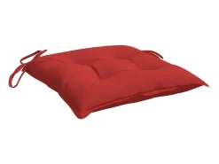 Clearance Cojines para palets 6 unidades tela Oxford 50x50x7 cm ES992661 Rojo