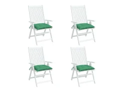 New Clicnbuy Cojines para palets 4 unidades tela Oxford 50x50x7 cm Verde