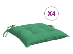 New Clicnbuy Cojines para palets 4 unidades tela Oxford 50x50x7 cm Verde