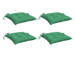 New Clicnbuy Cojines para palets 4 unidades tela Oxford 50x50x7 cm Verde
