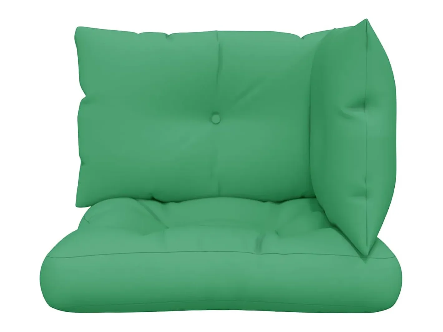 Clicnbuy Cojines para palets 3 unidades tela Verde