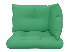 Clicnbuy Cojines para palets 3 unidades tela Verde