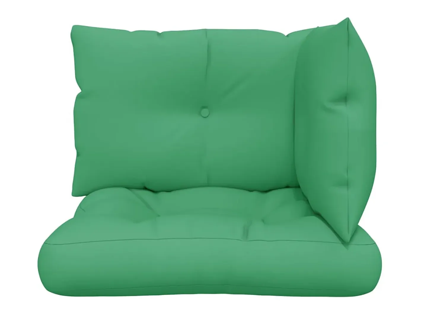Clicnbuy Cojines para palets 3 unidades tela Verde