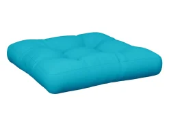 Clicnbuy Cojines para palés 2 piezas tela turquesa Azul turquesa Best