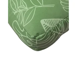 Clicnbuy Ropa De Casa-Cojines para palés 3 piezas tela Oxford estampado de hojas Verde