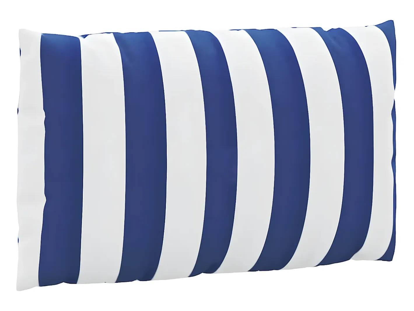 Ropa De Casa-Cojines para palés 3 piezas tela Oxford y blanco a rayas ES847976 Azul