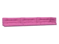 Discount Clicnbuy Cojines para palés 7 piezas tela Rosa