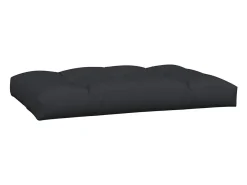 Clicnbuy Cojines para palés 7 piezas tela Negro Best