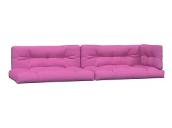 Cojines para palés 5 piezas tela ES652177 Rosa Best