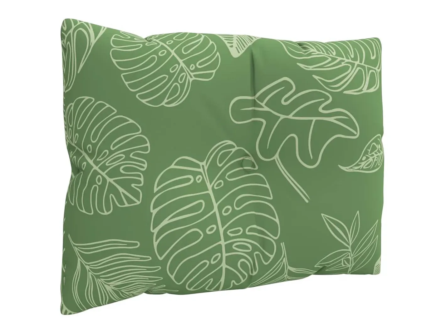 Online Clicnbuy Cojines para palés 3 piezas tela Oxford estampado de hojas Verde