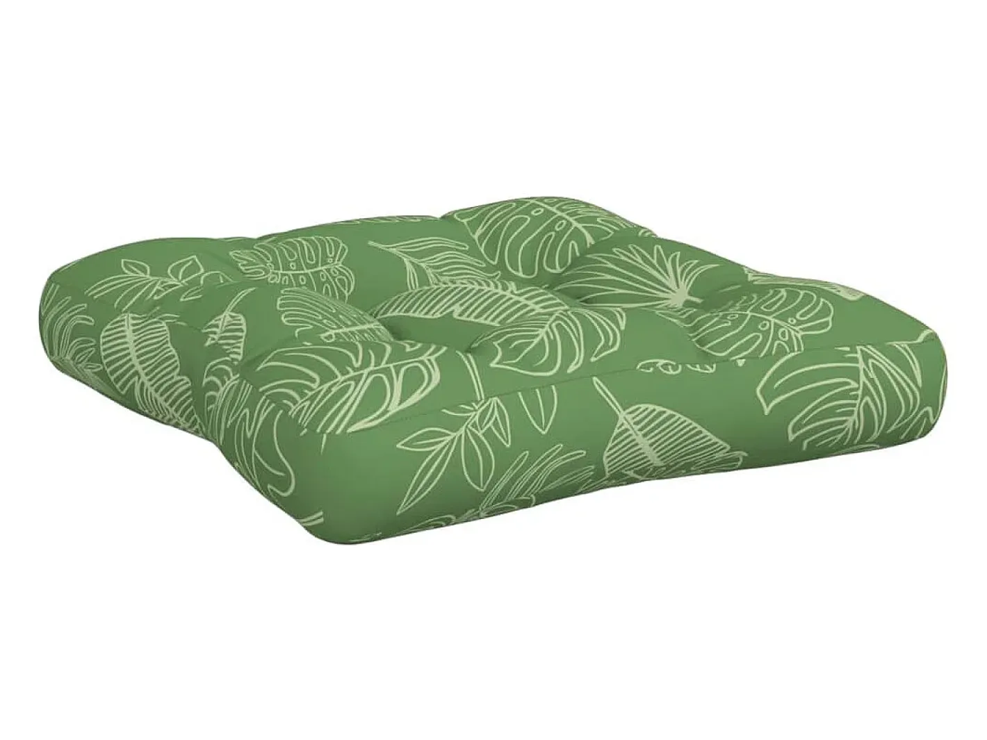 Online Clicnbuy Cojines para palés 3 piezas tela Oxford estampado de hojas Verde