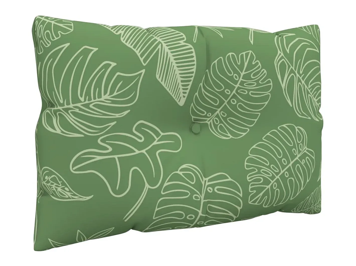 Online Clicnbuy Cojines para palés 3 piezas tela Oxford estampado de hojas Verde