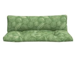 Best Cojines para palés 2 unidades tela Oxford estampado de hojas ES300887 Verde