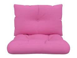 Cojines para palés 2 unidades tela Oxford ES646907 Rosa Outlet