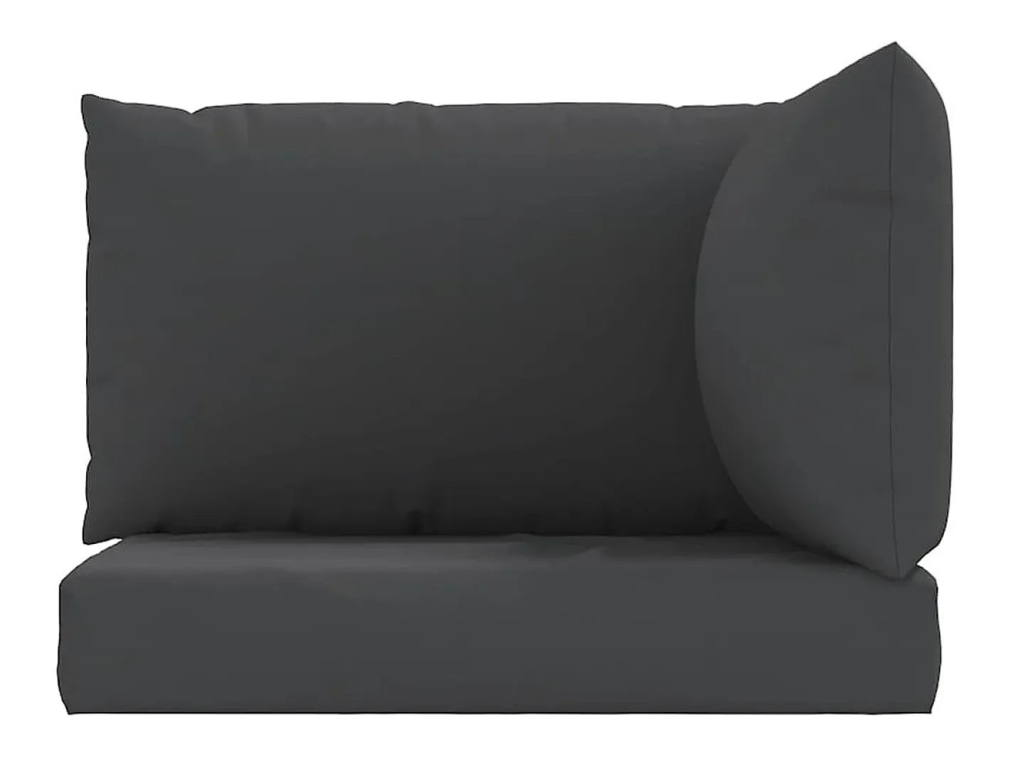 Discount Clicnbuy Cojines para palés 3 unidades tela Oxford Negro