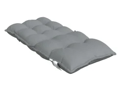 Clicnbuy Ropa De Casa-Cojines para silla con respaldo bajo 2 unidades tela Oxford Gris