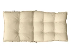 Clicnbuy Cojines para silla con respaldo bajo 2 unidades tela Oxford Beige New