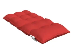 Clicnbuy Cojines para silla con respaldo bajo 2 unidades tela Oxford Rojo