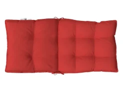 Clicnbuy Cojines para silla con respaldo bajo 2 unidades tela Oxford Rojo