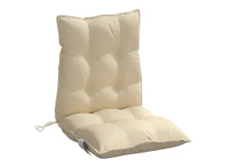 Sale Clicnbuy Cojines para silla con respaldo bajo 6 unidades tela Oxford Beige