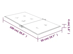 Clicnbuy Ropa De Casa-Cojines para silla con respaldo bajo 2 unidades tela turquesa Azul turquesa